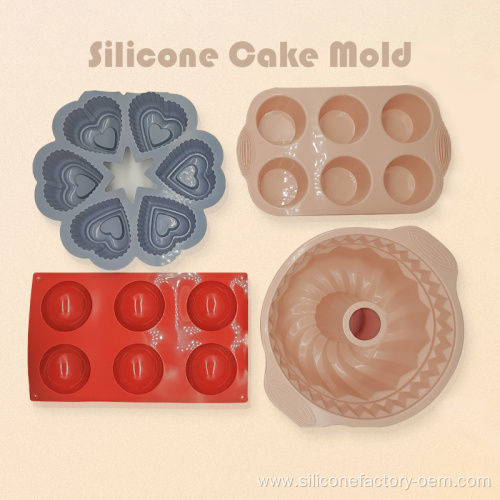 Custom New Silicone Donut Chocolate Mold Baking Tool